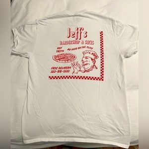 Jeff’s Barbershop t shirt